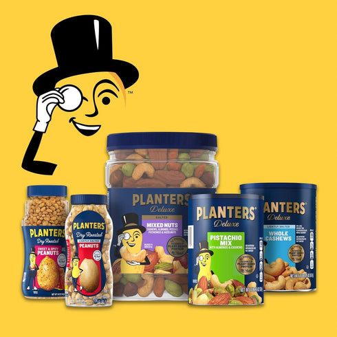 10 1 oz Packs, Pack 6 Planters Salted Peanuts ct Box