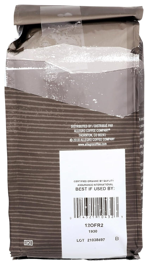 Allegro Coffee 12 oz Organic French Roast Whole Bean Coffee