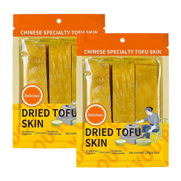 Generic Tofu sheets, Tofu Skin, Containing Protein, Vegetarian Dried Bean Skin Mixed With
