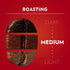 8.8 oz (Pack 4) Lavazza Qualit Rossa Ground Coffee, Medium Roast, Arabica and Robusta Blend, Brick