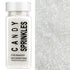 White Sanding Sugar Sprinkles, 4.6 oz Edible Sparkling Sugar Crystals for Baking