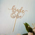 Bride to Be Cake Topper for Bridal Shower/Wedding Shower/Engagement Decorations - Double-sided Rose Gold Glitter