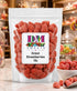 DM Sweets 1 lb Dried Strawberries Bulk Bag of Sweet Chewy Fruit Snacks for Baking, Trail Mix, Cereal, Smoothies