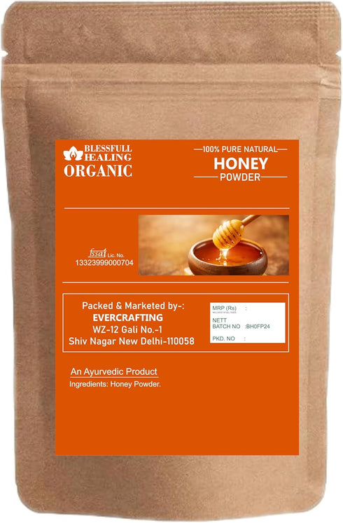 Blessfull Healing 100% 200 7.05 oz Organic Honey Powder Pure Natural Gram /
