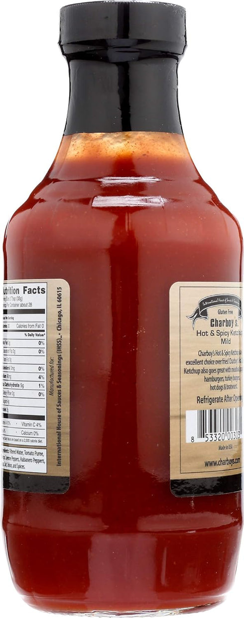 CharBoy's Mild Hot & Spicy Ketchup - Perfect for Every Meal