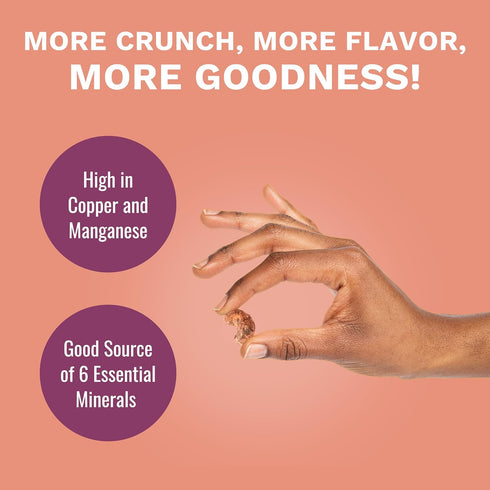 1.5 (12 Packs) Cinnamon Cashews with Skin by Karma Nuts, Whole, Sweet, Roasted, Vegan, Gluten Free, Low Net Carb