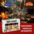 Country Pack 18oz Bob's BBQ Sauce Variety - Spicy Sweet, Original, Hickory & Brown Sugar, Sweet Honey, Savory Marinades