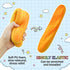 Chedin 11" Lifelike French Baguette Replica for Kitchen Display - Long, Yellow
