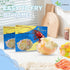 KC Commerce (8oz Pack 2) Colored Prawn Chips (Uncooked) Authentic Asian Shrimp Crackers | Fry at Home Crispy Snack |