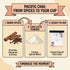 Pacific Chai 9 oz (Pack 6) Spiced Chai Latte Mix, Instant Chai Tea Latte Drink Mix, Gluten Free, Kosher Certified