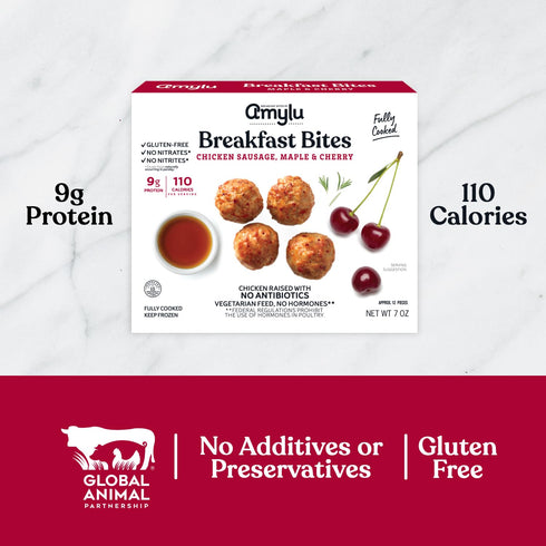 7 OZ AmyLu Maple & Cherry Breakfast Bites