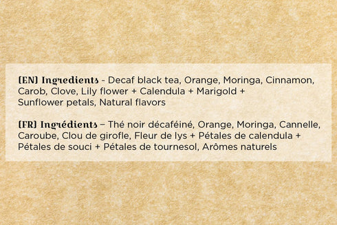 (100g) CO2 Denise's Fine Tea, Premium, Decaf Orange Spice, Decaf Flavored Black Tea, Loose Leaf - Caffeine removed