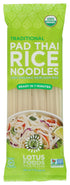 Lotus Foods, Noodles Pad Thai White Rice Organic, 8 Ounce