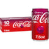 Coca-Cola Cherry Soda Soft Drink Fridge Pack Mini Cans, 7.5 fl oz,