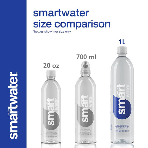 Packaged 33.8 Oz (pack 6) Smartwater Drinking Water, Fl