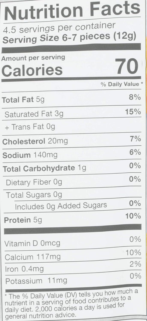 100% 2 oz (pack 1) Moon Cheese - Natural Cheese Snack - Cheddar
