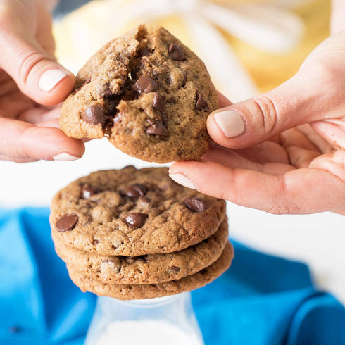 Miss Jones Baking Organic Cookie Mix, Non-GMO, Vegan-Friendly, Sea Salt Chocolate Chip, Packed with Morsels (Pack of 3)