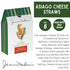 6oz, 1 Pack J&M Foods Asiago Cheese Straws, Traditional Southern Snack with Aged Asiago, Rosemary and Cracked Black