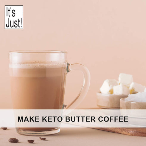9oz It's Just - Grass-Fed Butter Powder, Made from Real Butter, Shelf Stable, Just Add Water, Made in USA