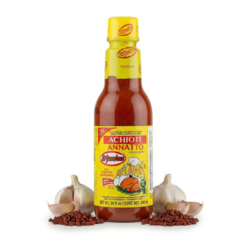 El Yucateco Achiote Annatto Condimented Liquid, Authentic Mexican Marinade and Seasoning, Traditional