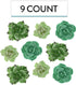 Set 3 9 Count Global Sugar Art Succulents Sugar Cake Flower, Sizes, by Chef Alan Tetreault