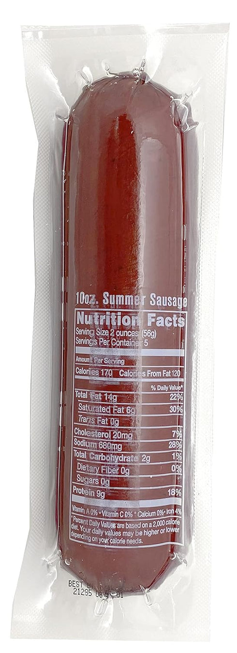 Summer Pack 3 10 Werner Sausage of Natural Wood Smoked Ounces Made in the USA