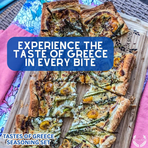 Set Pack GLP-1 Greek Seasoning Gift | Tastes of Greece | Artisanal Spice Blends Six | Non GMO, All Natural | No MSG