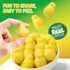 Gummy 8.47oz 10 Packs Gummy AMOS Peelerz Pineapple Candy, Peelable Fruit-Shaped Candy, Box with Individual Fun Peeling