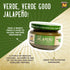 Louisiana Pepper Exchange Green Jalapeno Pepper Puree Sauce Salsa, Hot Spicy Flavor Seasoning, Plant-Based, Gluten-Free, Replaces Diced Jalapenos, 2 Pack