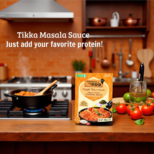 3.5-Ounce (Pack 6) Kitchens Of India Paste for Tikka Masala, Boxes