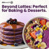 Allinwealth 500g (1.1 lbs) Pack Sweet Potato Latte Powder Mix Creamy & Savory Flavor for Home Cafe Baristas Hot & Iced