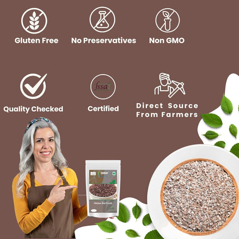 (700 Yamkay Original Ragi Flakes -Sugar Free | Finger Millet | Healthy Breakfast Millet | Gluten-Free | High-Fibre Food