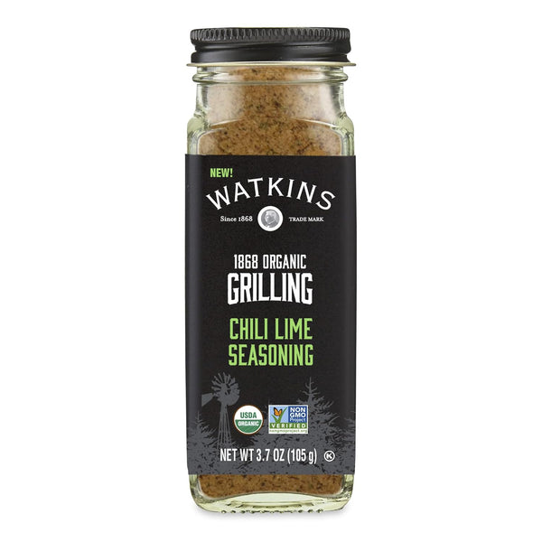 Watkins 1868 Organic Grilling Chili Lime Seasoning, 3.7 oz, Pack of 1