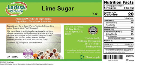 Larissa Veronica (1 oz, 526512) 3 Pack Lime Sugar ZIN: