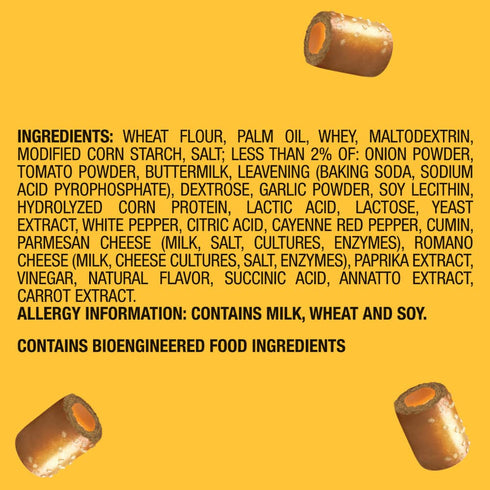 Packs, 6.3-Ounce (Pack 12) COMBOS Cheese Snacks - Nacho Cheese Snack Baked Cracker Snack, Bulk Bag