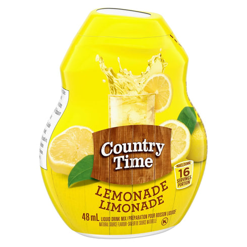 Country Time Format: Grocery Country 48mL (Pack 12) Time Liquid Drink Mix, Lemonade