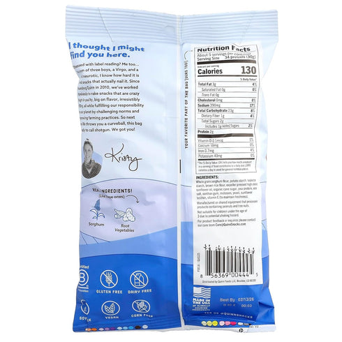 5.6 Quinn, Pretzel Sticks Sea Salt, Ounce