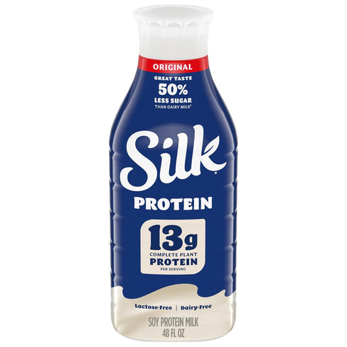 Silk Protein Complete Plant Protein Milk, Original, Dairy Free, Lactose Free Plant