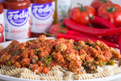 Pack 3 16 Fody Foods Vegan Pasta Sauce Variety | Low FODMAP Certified | Gut Friendly No Onion No Garlic | IBS Friendly