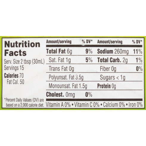 Wish-Bone 15 OZ Light Creamy Caesar Salad Dressing, FL