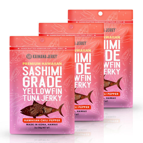 Kaimana Ahi Tuna Jerky Hawaiian Chili Pepper - Soft and Tasty -