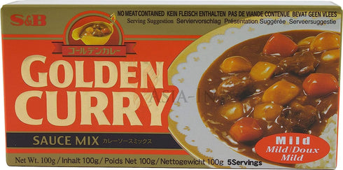 S&B 8.4-Ounce Golden Curry Sauce Mix, Mild