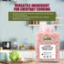 5 lbs 84+ Pack 2 Himalayan Chef Coarse Salt for Grinder Refill, jar, Contains Trace Minerals, Perfect for Cooking, Pink