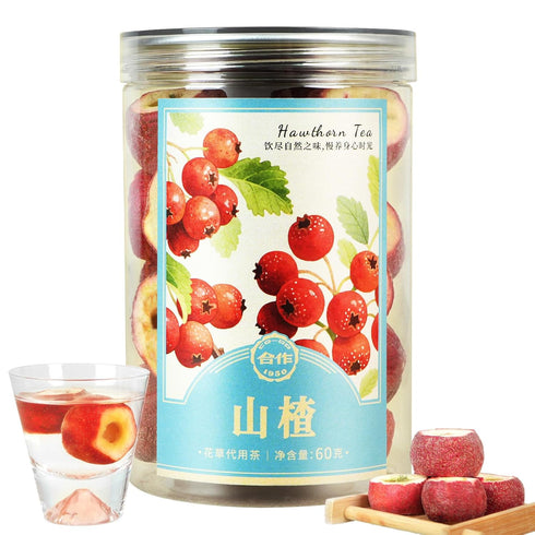 CO-OP 1950 Hawthorn Berry Tea, 60g, Whole Deseeded Fruit Cut, Thin Skin