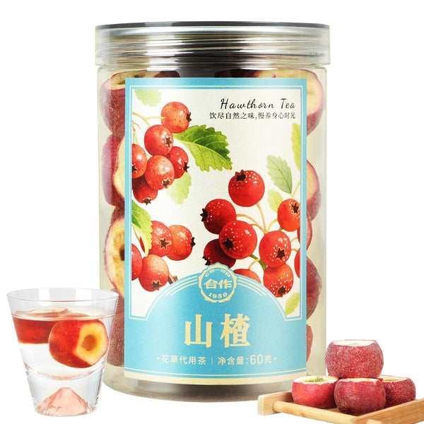 CO-OP 1950 Hawthorn Berry Tea, 60g, Whole Deseeded Fruit Cut, Thin Skin