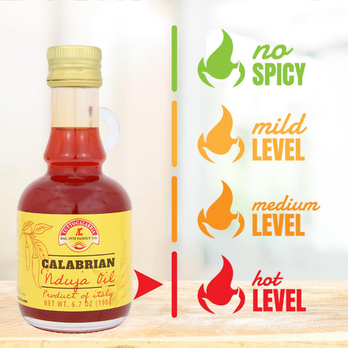 Authentic Calabrian Chili Pepper Infused Olive Oil