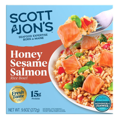 Scott & Jons 9.6 OZ Honey Sesame Atlantic Salmon Bowl