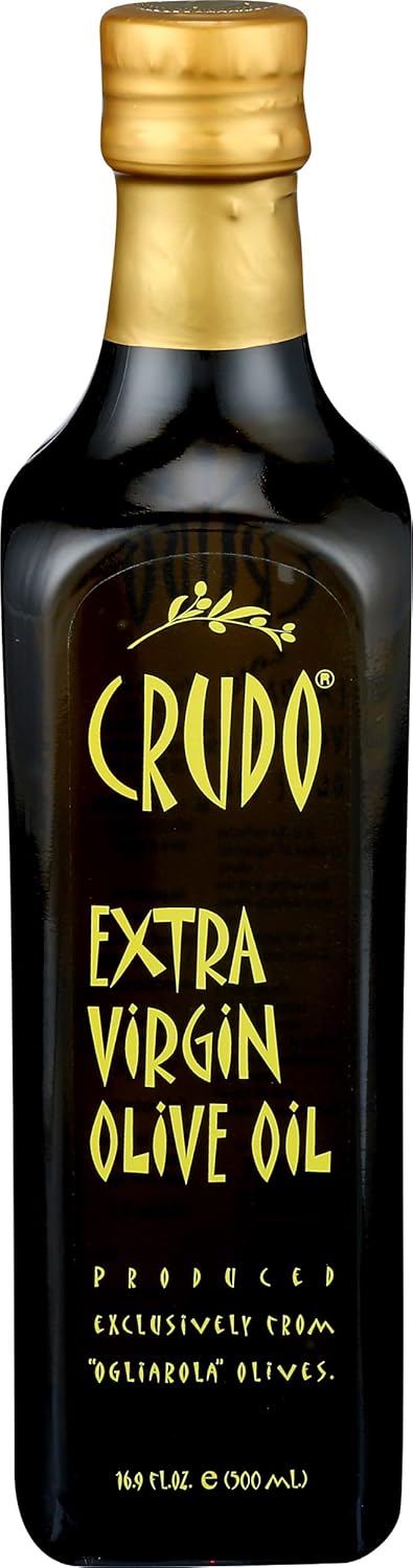 Crudo , Oil Olive Extra Virgin Ogliarola, 16.9 Fl Oz