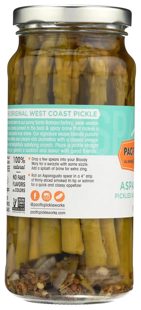 16 PACIFIC PICKLE WORKS Asparagusto Spicy Pickled Asparagus, FZ