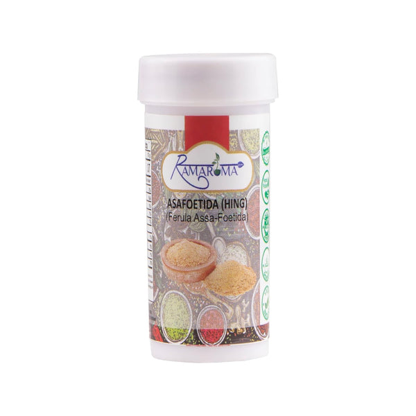 Ramaroma Asafetida (Hing) Ground 0.35oz (10g) - All Natural, Salt Free, Vegan Indian Spice